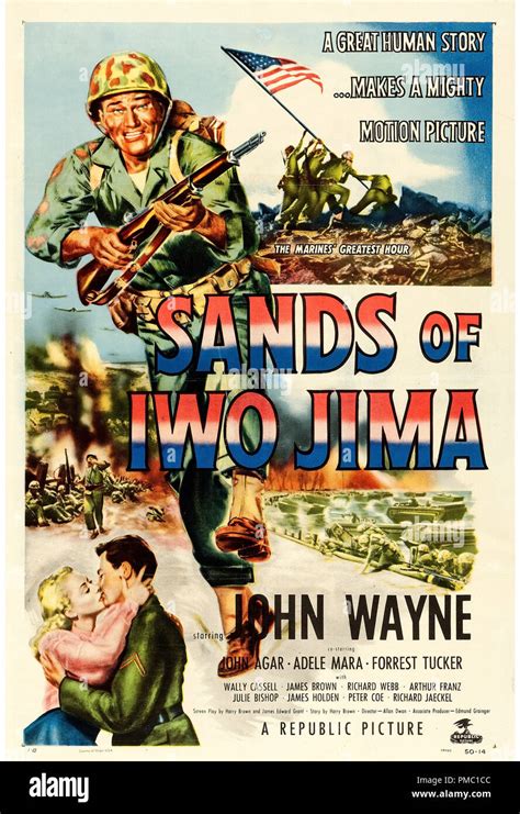 John Wayne in Sands of Iwo Jima