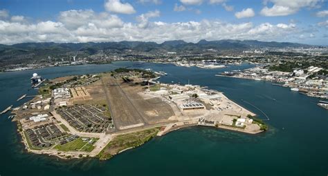 Aerial view of Joint Base Pearl Harbor-Hickam