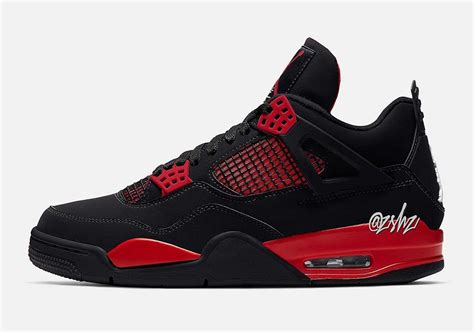 Jordan 4 Black Red Sneaker