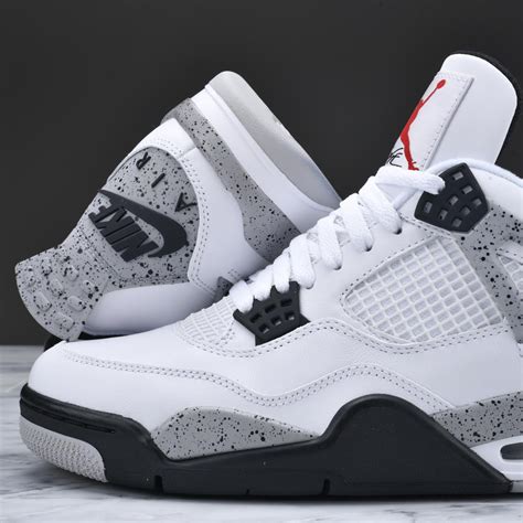 Jordan 4 White Cement Sneaker