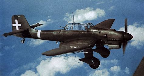 Ju 87 Stuka in flight