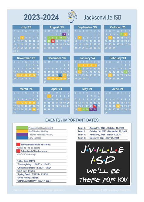 Judson ISD Calendar Image 1