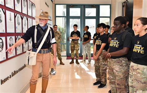 JROTC Cadets in uniform