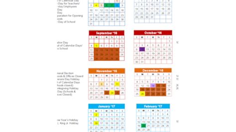 Kanawha County Schools WV Calendar