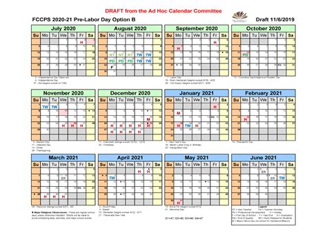 Kanawha County Schools WV Calendar Image 3