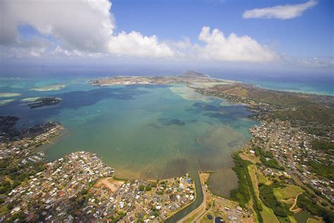 Kaneohe Bay Aerial View