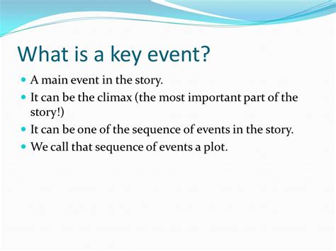 Key Events