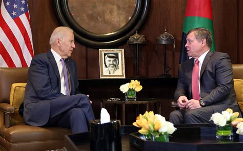 King Abdullah II meeting with US President