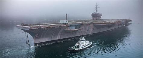 USS Kitty Hawk being scrapped