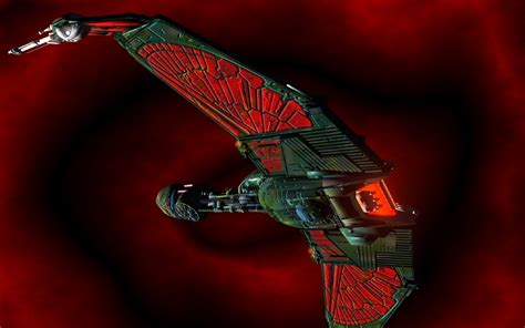 Klingon Bird of Prey in Flight