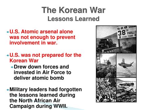 Lessons Learned from the Korean War