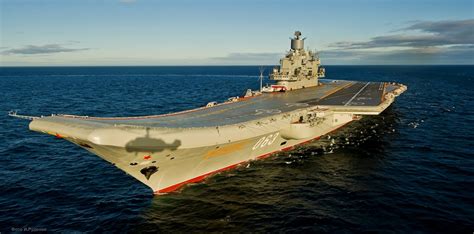 Kuznetsov Aircraft Carrier Russia Sea Trials