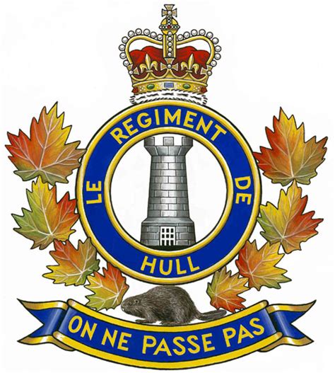 Le Régiment De Hull Ceremony