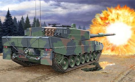 Leopard 2 Tank Firing