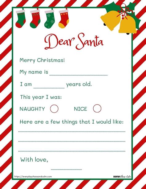 A child writing a letter to Santa using a festive template