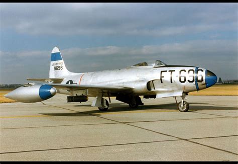 Lockheed F-80 Shooting Star with its Pilot