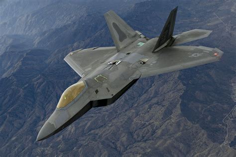 F-22 Raptor in flight