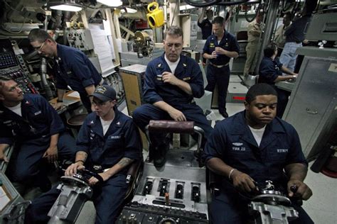 Los Angeles-class submarine control room