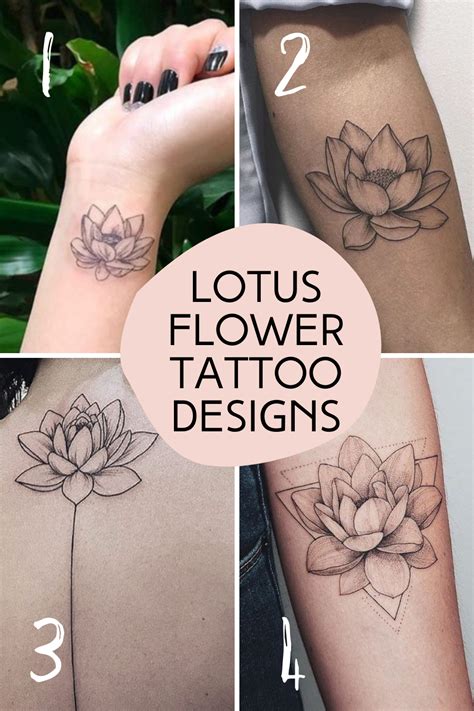 Lotus Tattoo Designs Introduction