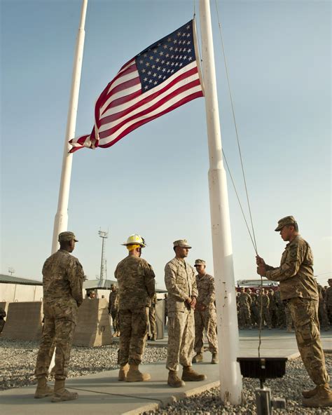 Lowering the Flag