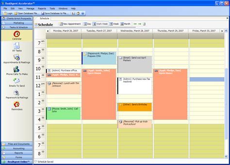 Lucom Calendar Structure