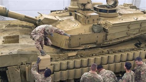 M1 Abrams Tank Armor Layers