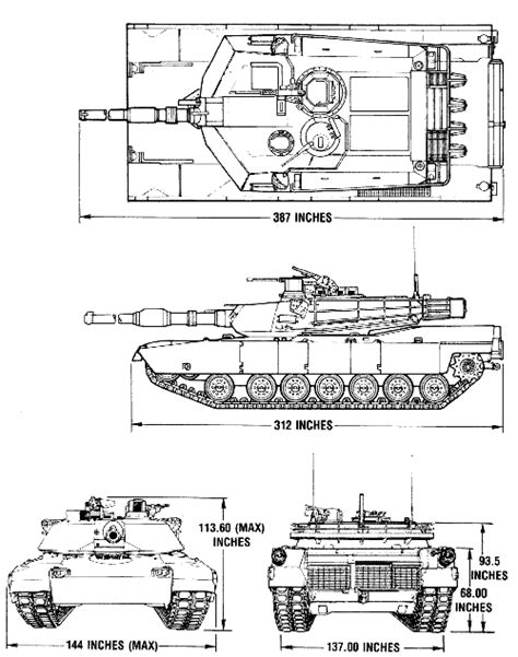 M1 Abrams Tank Specifications