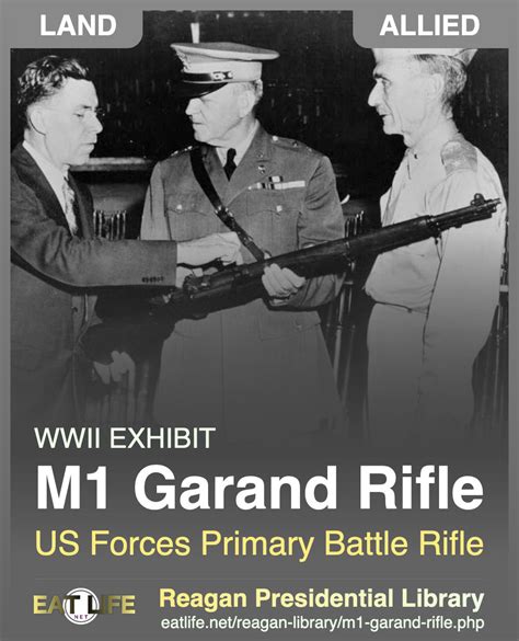 Close-up of M1 Garand rifle's operating rod and barrel