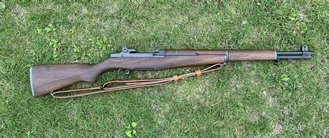 M1 Garand rifle on display at a museum