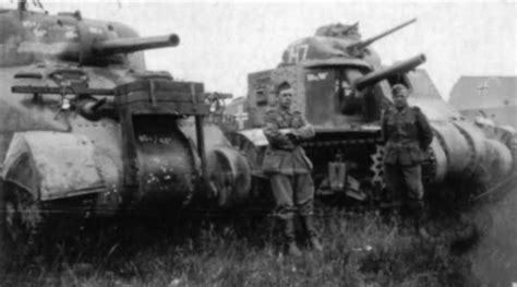 M3 Lee and M4 Sherman