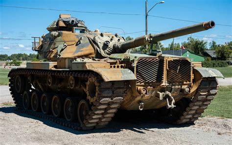 M60 Patton tank close-up