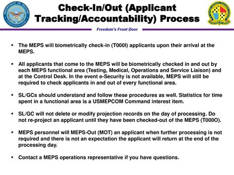 MEPS Date Confirmation