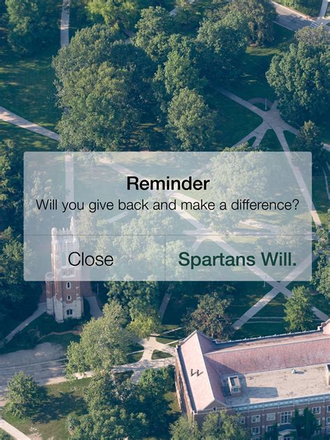 MSU Calendar Reminders