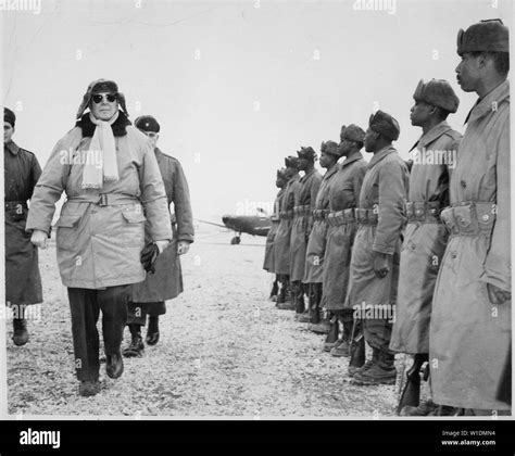 MacArthur inspecting troops