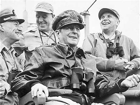 MacArthur with troops