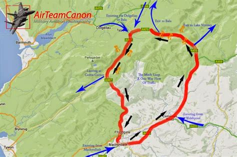 Mach Loop Route Map