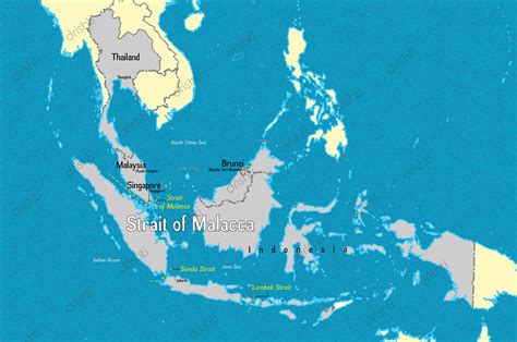 Malacca Strait Map