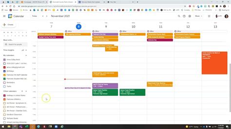 Managing Multiple Calendars