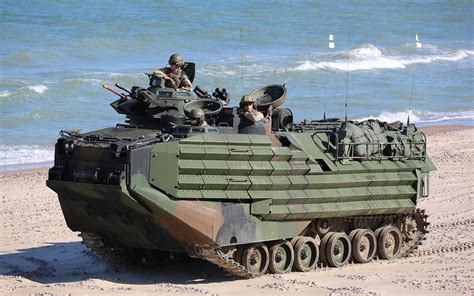 Marine Armored Personnel Carrier Beach Assault