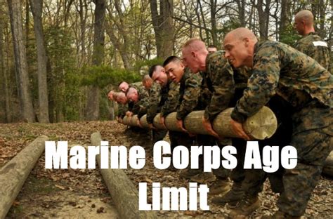 Marine Corps Age Requirements Chart