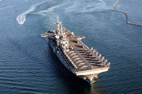 Aircraft carriers supporting Marine Corps operations