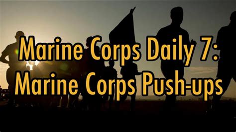 Marine Corps Daily Seven