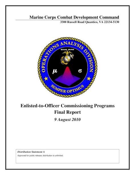 Marine Corps Commissioning Programs