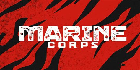 USMC Font Design