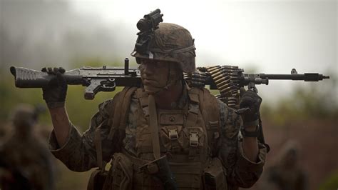 Marine Corps Infantry Machine Gunner Combat