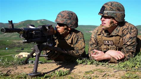 Marine Corps Infantry Machine Gunner Training