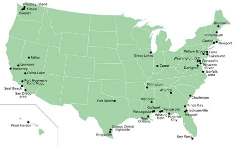 Marine Corps and Navy Bases