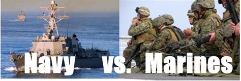 Marine Corps and Navy Differences