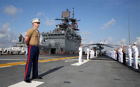 Marine Corps and Navy Ships