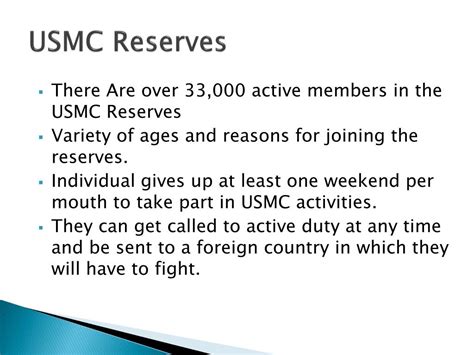 Marine Corps Reserve Requirements Image 1